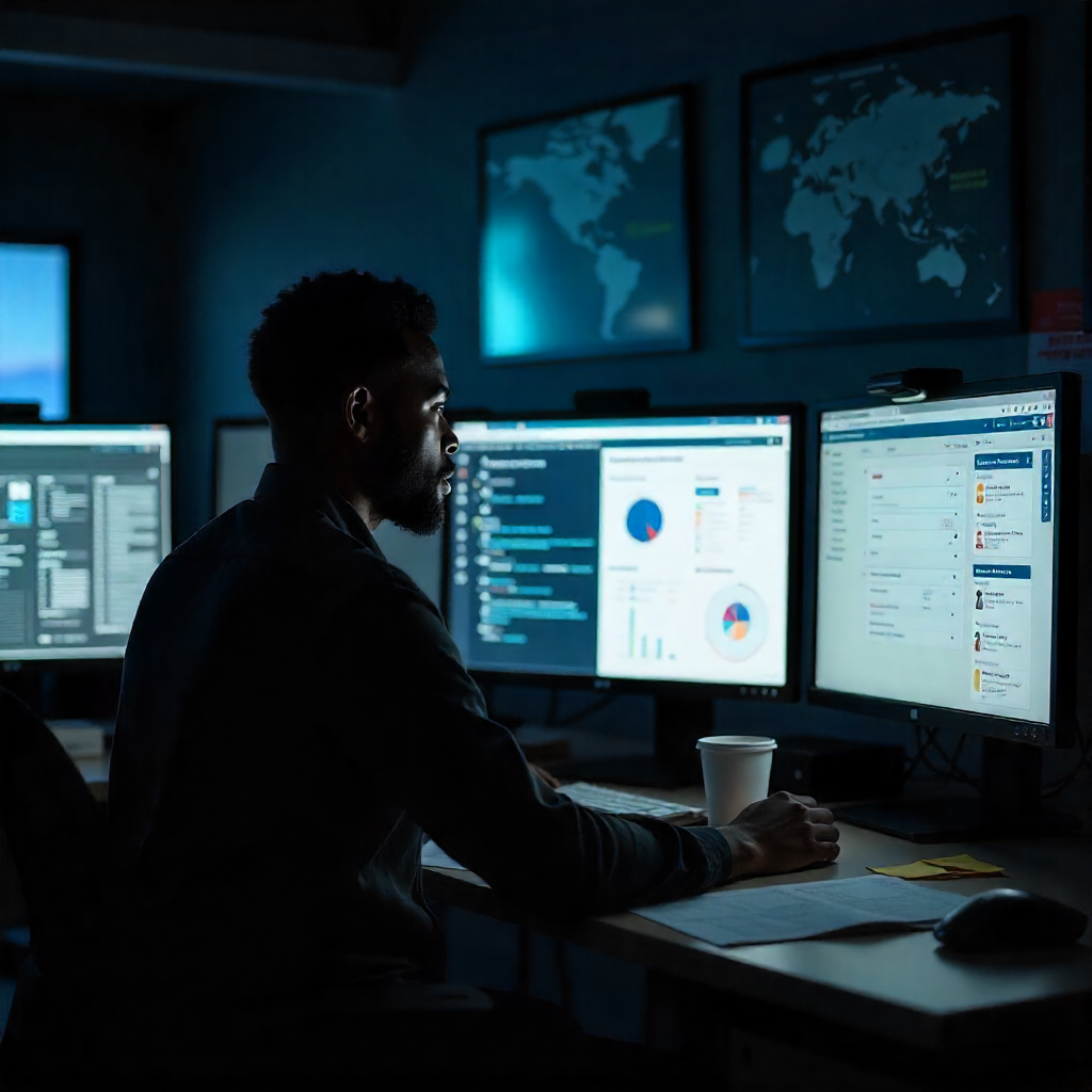 Lagos street scene, the environment Zigma Wave builds technology for